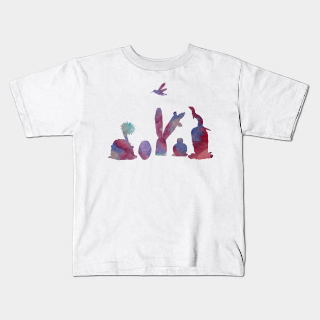 Cacti Kids T-Shirt by TheJollyMarten